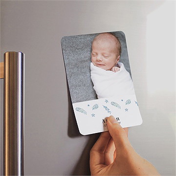 Geburtskarte Wirbelwind - Magnet - Vue 2