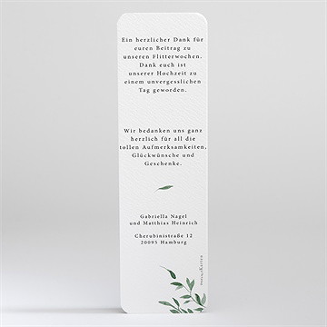 Dankeskarte Hochzeit so schick - Vue 2