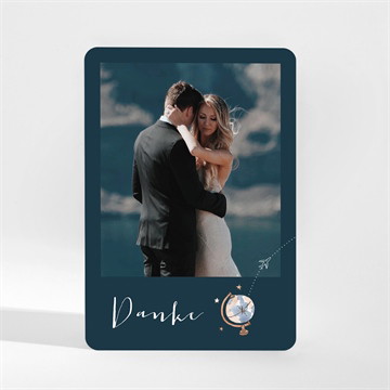 Dankeskarte Hochzeit hochzeitsreise