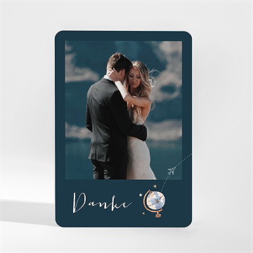 Dankeskarte Hochzeit hochzeitsreise - magnet