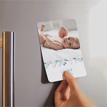 Geburtskarte Schwerelosigkeit - Magnet - Vue 2