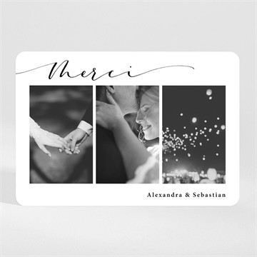 Dankeskarte Hochzeit le grand jour - magnet