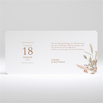 Dankeskarte Hochzeit sommertraum - Vue 2