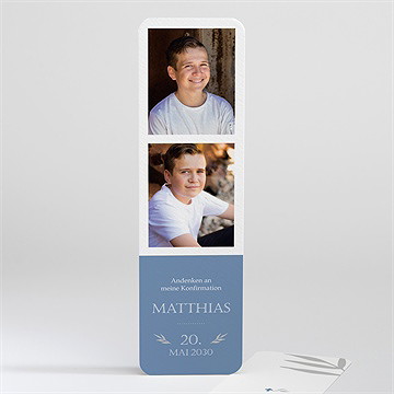 Andenken Konfirmation Vergiss Mein Nicht Blau