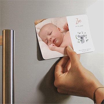 Geburtskarte koalaliebe - magnet - Vue 2