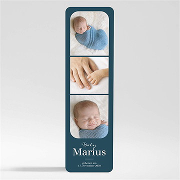 Geburtskarte mein erster fotostreifen-magn