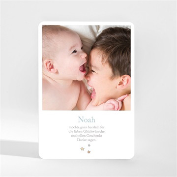 Dankeskarte Geburt süßer schlaf