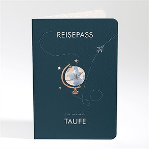 Einladung Taufe reisepass zur taufe