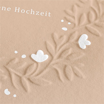 Einladung Hochzeitsjubiläum reliefkarte - 50 jahre - vue 2