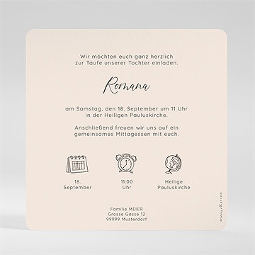 Einladung Taufe Teddybär - vue 2