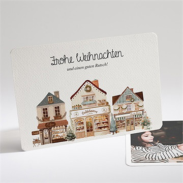 Weihnachtskarte glücksmomente