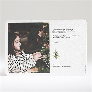 Weihnachtskarte glücksmomente - vue 2