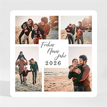 Weihnachtskarte Zahlenspiel - Magnet