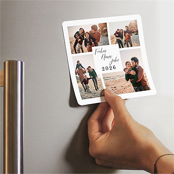 Weihnachtskarte Zahlenspiel - Magnet - vue 2