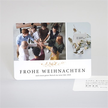 Weihnachtskarte schönes abenteuer