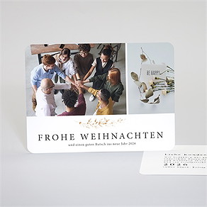 Weihnachtskarte schönes abenteuer
