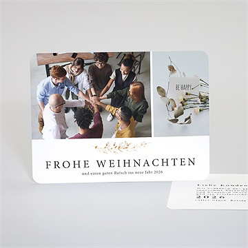 Weihnachtskarte Schönes Abenteuer