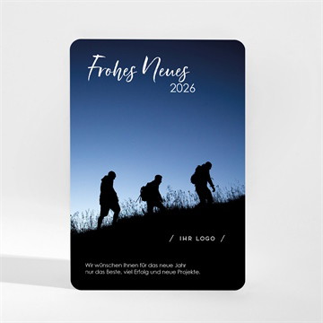 Weihnachtskarte teamwork