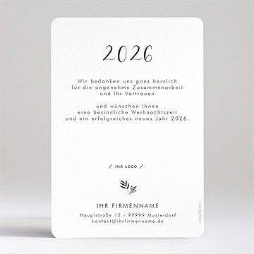 Weihnachtskarte Schickes Triptychon - vue 2