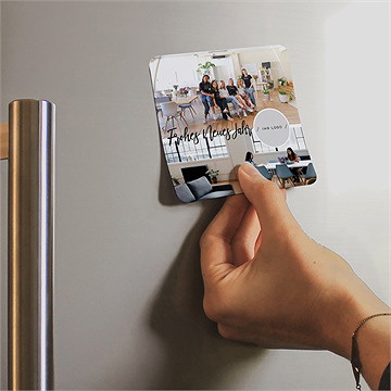 Weihnachtskarte Moderner Magnet - vue 2