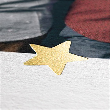 Weihnachtskarte Sternengruß - vue 2