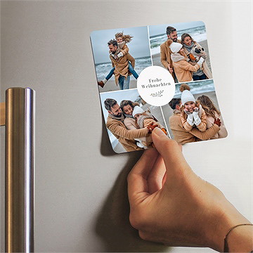 Weihnachtskarte familienporträts - magnet - vue 2