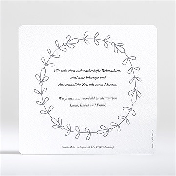 Weihnachtskarte souvenirs - vue 2