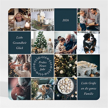 Weihnachtskarte Souvenirs - Magnet