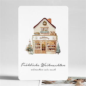 Weihnachtskarte weihnachtsladen