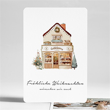 Weihnachtskarte weihnachtsladen