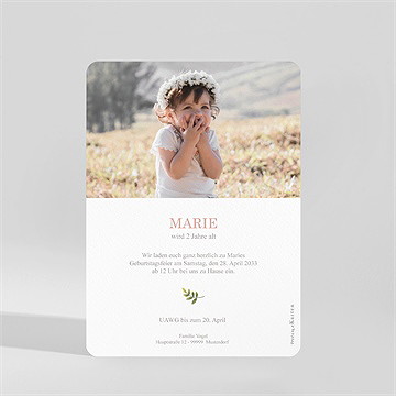 Geburtstagseinladung kleines bambi - vue 2