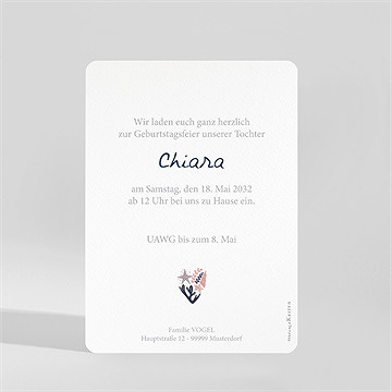 Geburtstagseinladung meerjungfrau - vue 2