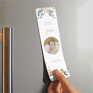 Andenken Taufe sanfte poesie - magnet - vue 2