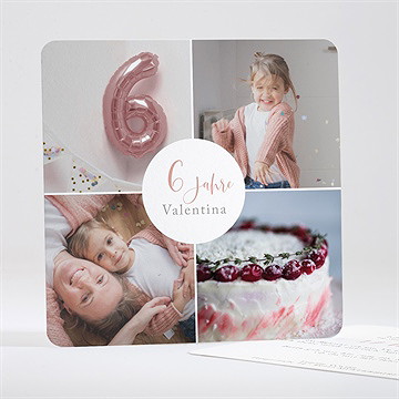 Geburtstagseinladung meine hübsche fotocollage