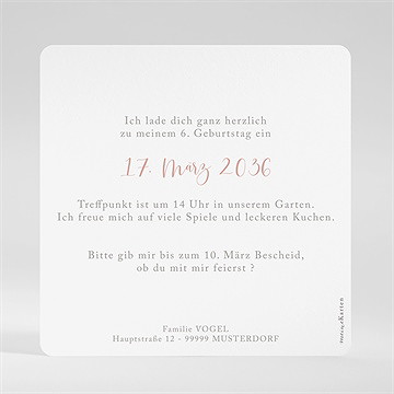 Geburtstagseinladung meine hübsche fotocollage - vue 2