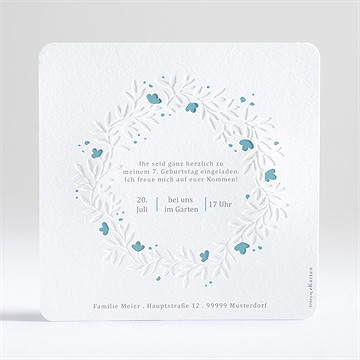 Geburtstagseinladung schön und zart - vue 3