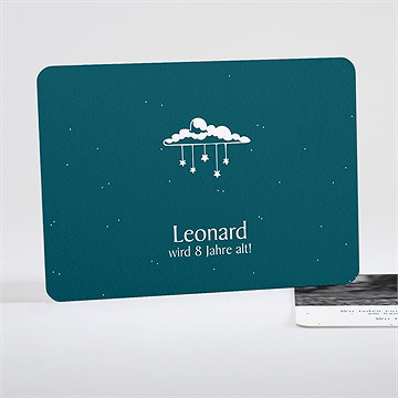 Geburtstagseinladung sternenwolke