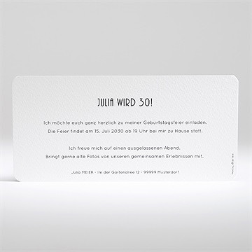 Geburtstagseinladung Momente Des Lebens - Vue 2