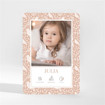 Einladung Taufe kleines vögelchen - magnet