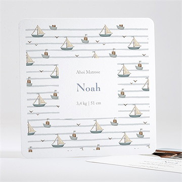 Geburtskarte Mein Kleiner Matrose