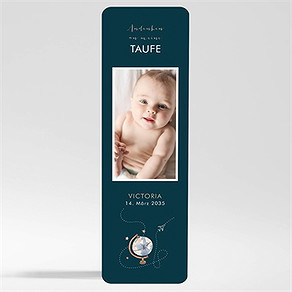Andenken Taufe reisepass zur taufe - magnet