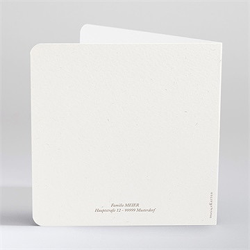 Geburtskarte herbstfuchs - prägung - vue 4