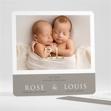 mit Veredelung - Quadrat