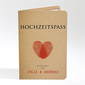 Hochzeitseinladung hochzeitspass