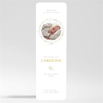 Andenken Taufe zarte eleganz - magnet