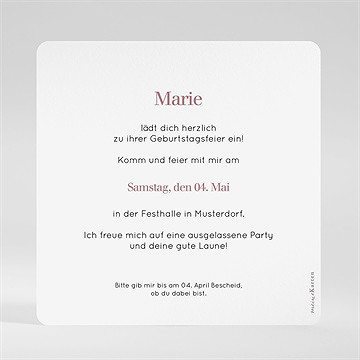 Geburtstagseinladung Foto 18 Jahre - vue 2