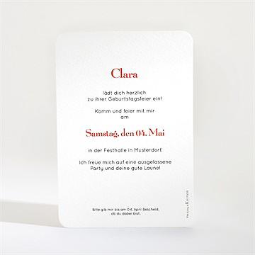 Geburtstagseinladung Champagner 18 Jahre - vue 2