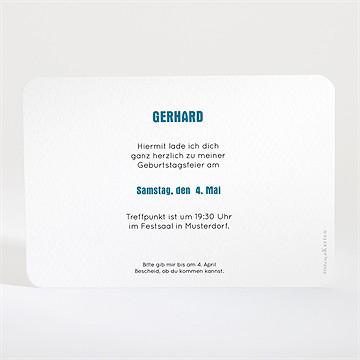 Geburtstagseinladung Scrabble 30 Jahre - vue 2