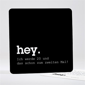 Geburtstagseinladung Hey 40 Jahre