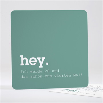 Geburtstagseinladung hey 80 jahre